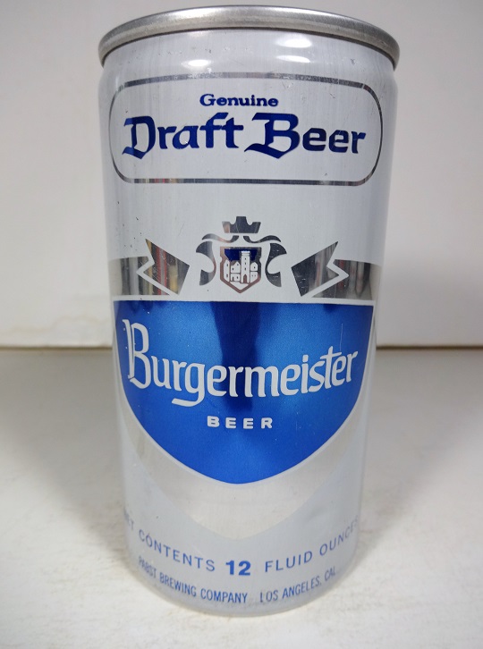 Burgermeister Draft Beer - aluminum - T/O
